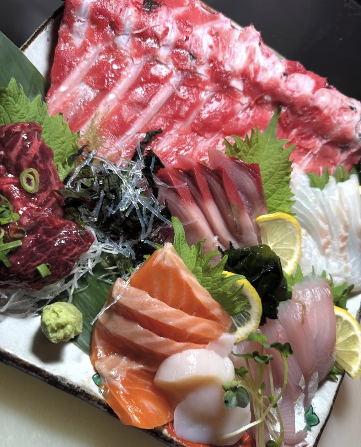 お通しがお刺身
